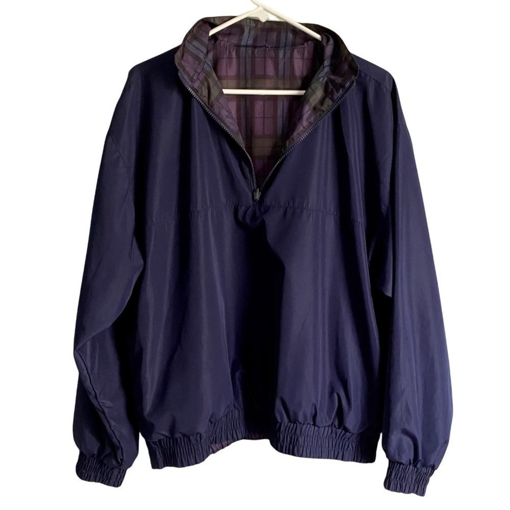 Sun Mountain Reversible Windbreaker 1/4 Zip Jacket Pullover Medium